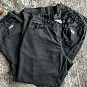 Grey's Anatomy 3 pairs of black scrub pants